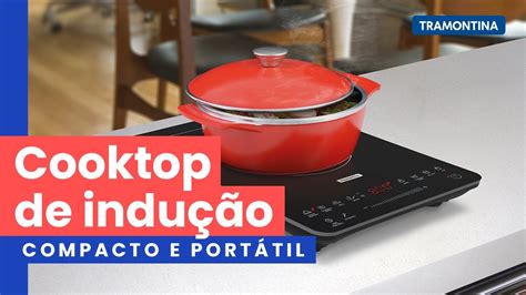 Como funciona um Cooktop de Indução portátil Tramontina YouTube