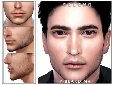 Sims 4 P Beard N4 By Seleng The Sims Book