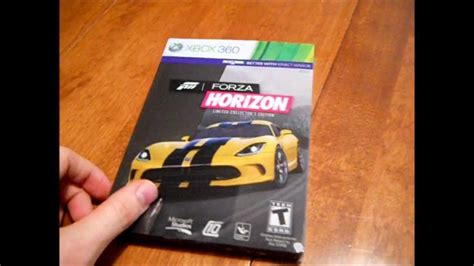 Forza Horizon Limited Collectors Edition Unboxing Youtube