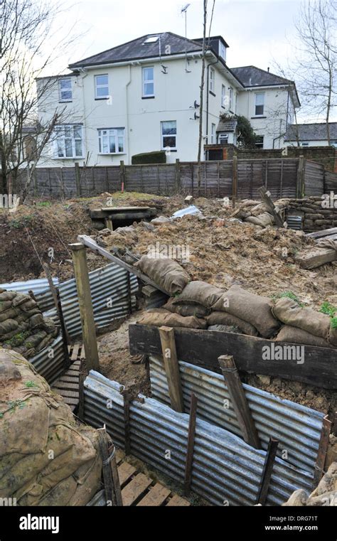 Trench system ww1 hi-res stock photography and images - Alamy