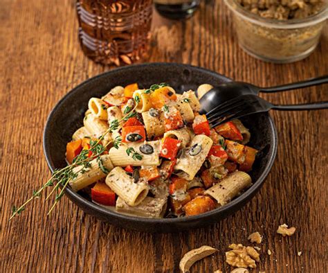 Rigatoni Al Pesto Di Zucca E Funghi Porcini Cookidoo La Plataforma