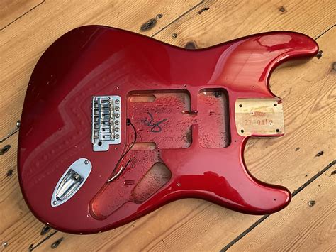 Squier Strat By Fender Electric Guitar Body 2012 Stratocaster Reverb