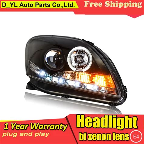 Car Styling Headlights For Toyota Vios 2008 2013 Led Headlight For Vios Head Lamp Led Daytime