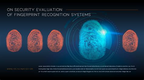 Biometrische Authentifizierung PowerPoint Vorlagen für Präsentation