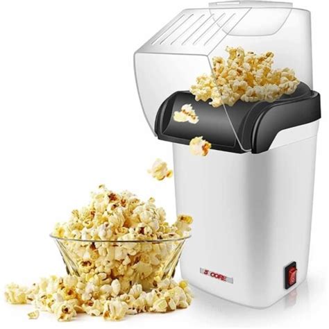 Popcorn Machine Hot Air Electric Popper Kernel Corn Maker Bpa Free No