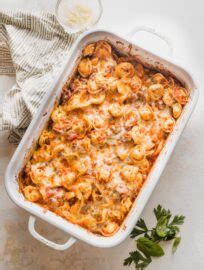 Baked Tortellini 10 Minutes Prep Nourish And Fete