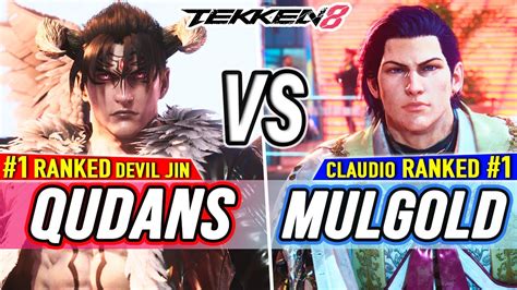 T8 Qudans 1 Ranked Devil Jin Vs Mulgold 1 Ranked Claudio