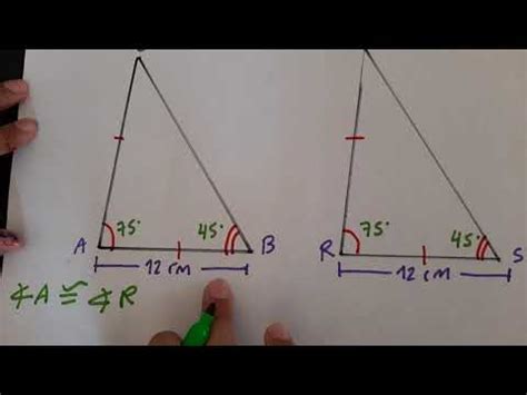 61 Segundo criterio de congruencia Ángulo lado ángulo ALA YouTube