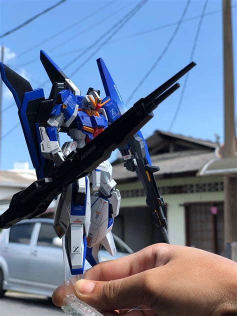 Hg Zeta Gundam Custom Paint And Scrib Hobbies And Toys Toys And Games On
