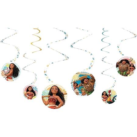 Disney Moana Hanging Swirl Decorations Birthday Party Decoration