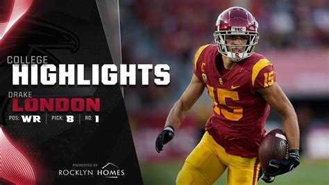 Drake London College Highlights 2022 NFL Draft Atlanta Falcons