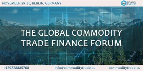 global commodity trade finance forum world finance informs