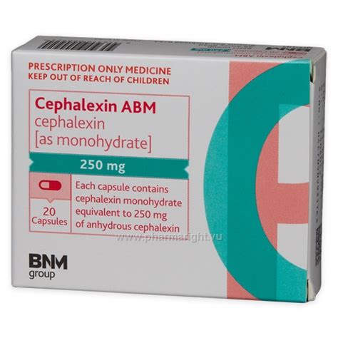 Cephalexin Cefalexin 250mg Capsules Pharmarightvu