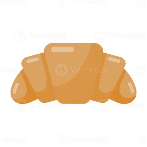 Cartoon Croissant Icon 18931607 Png