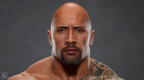 Artstation 3d Model Of Dwayne Johnson The Rock