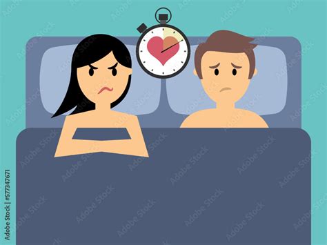 Concept Of Premature Ejaculation Man Sexual And Relationship Problem