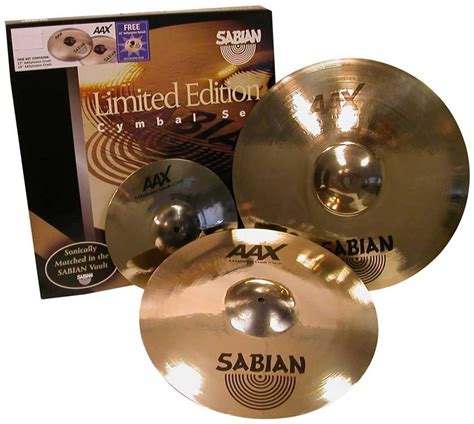 Sabian Aax Limited Edition Cymbal Pack Zzounds