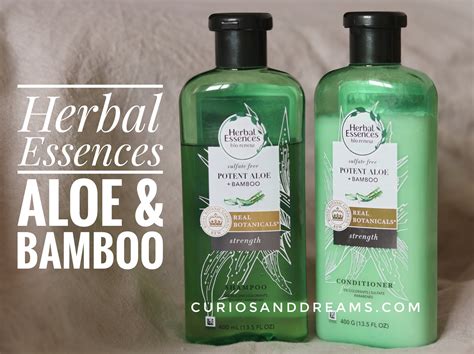 Herbal Essences Aloe Bamboo Shampoo Conditioner Sulphate Free