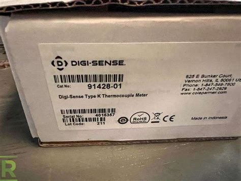 Digisense Type K Thermocouple Meters Roller Auctions