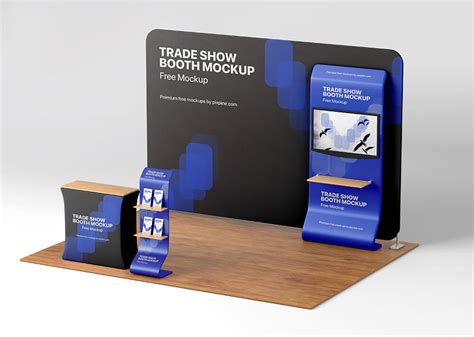 Free Trade Show Booth Mockup PSD PsFiles