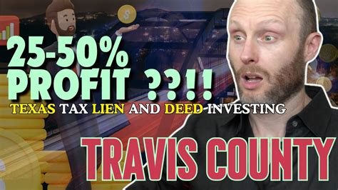 Travis County Texas Tax Deed Investing Unlocking 25 50 Profit Potential Youtube