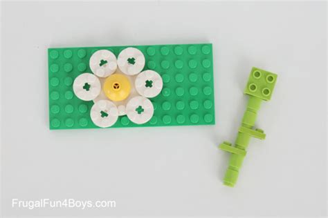 Build LEGO Flowers - Frugal Fun For Boys and Girls