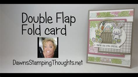 Double Flap Fold Card YouTube