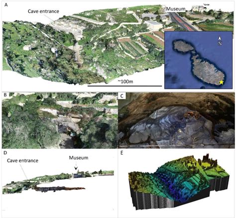 3d Photogrammetric Model A General View Of The Study Area And Its