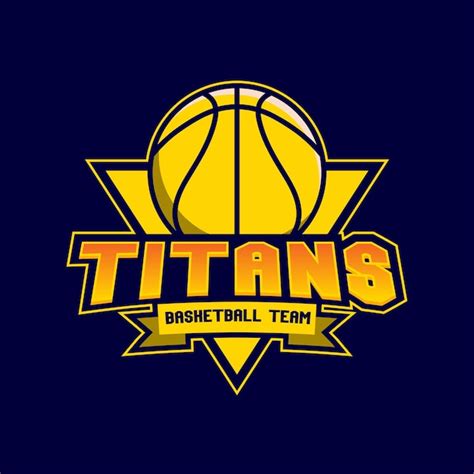 Vector Moderno Del Emblema Y Del Logotipo Del Equipo De Baloncesto