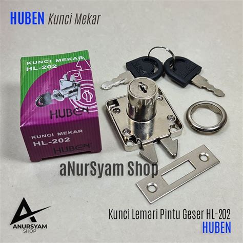 Jual Kunci Lemari Pintu Geser Huben Hl Kunci Mekar Kunci Lemari