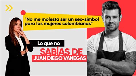 Juan Diego Vanegasel Chef Más Guapo De Colombia Su Vida Entre Boleros