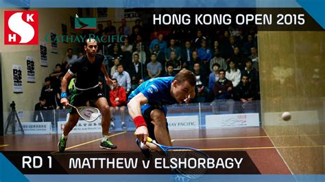 Squash Hong Kong Open 2015 Men S Rd 1 Highlights Matthew V