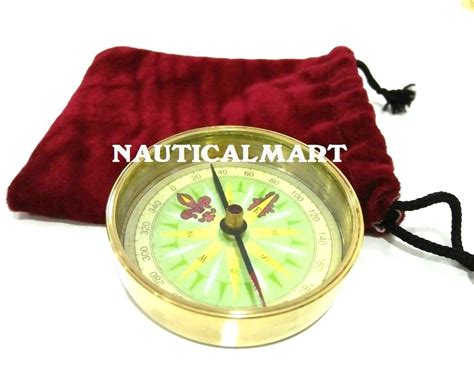 Nauticalmart Brass Direction Compass Nautical Compass Uk Office Products