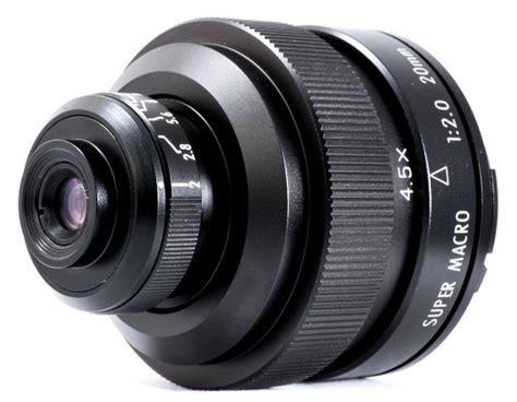 The Mitakon 20 Mm F 2 0 4 5x Super Macro Lens Specs MTF Charts User