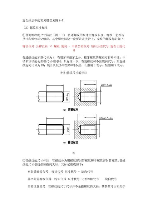 管螺纹的画法及标注word文档在线阅读与下载无忧文档