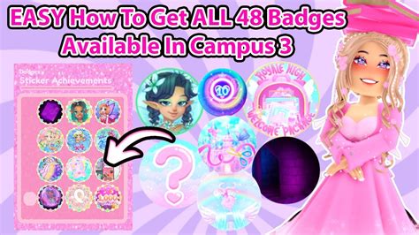 Easy How To Get All Badges Available In Campus Royale High Guide