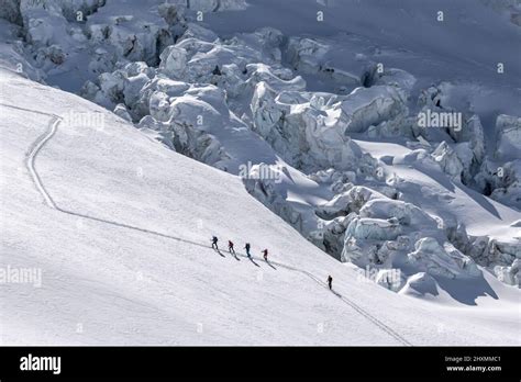 Ghiacciaio Della Valle Blanche Immagini E Fotografie Stock Ad Alta