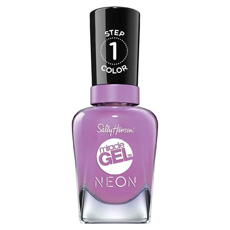 Sally Hansen Miracle Gel Neon Nail Color Violet Voltage Walgreens