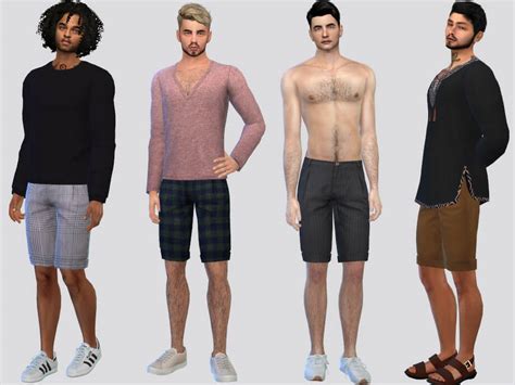 The Sims 4 Don Chino Shorts By Mclaynesims At Tsr The Sims Book