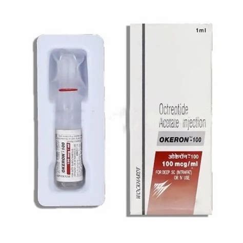 100 Mcg Allopathic Octreotide Acetate Injection Packaging Type Vial