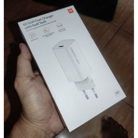 Jual Xiaomi Mi 65W Fast Charger With GaN Tech Shopee Indonesia