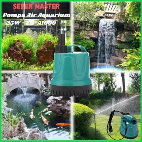 COD SEVEN MASTER Pompa Air Aquarium Submersible Pump 25W Pompa Air