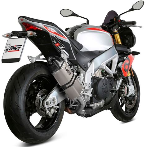 Escape Mivv Speed Edge Titanio Aprilia Tuono V Nilmoto