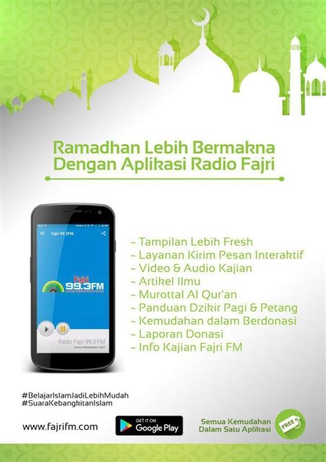 Ramadhan Lebih Bermakna Dengan Aplikasi Radio Fajri Peduli Fajri Fm