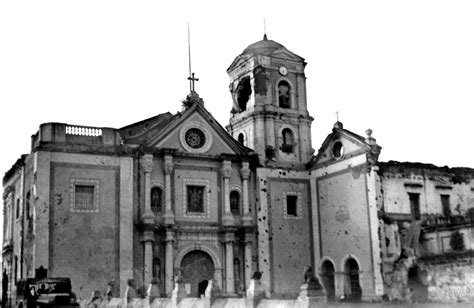 War Damaged San Agustin Church And Convent Intramuros Ma Flickr