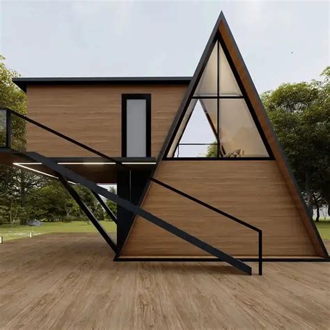 Airbnb Maison Prefabriquee Casas Prefabricadas Modernas Cabin Kit A