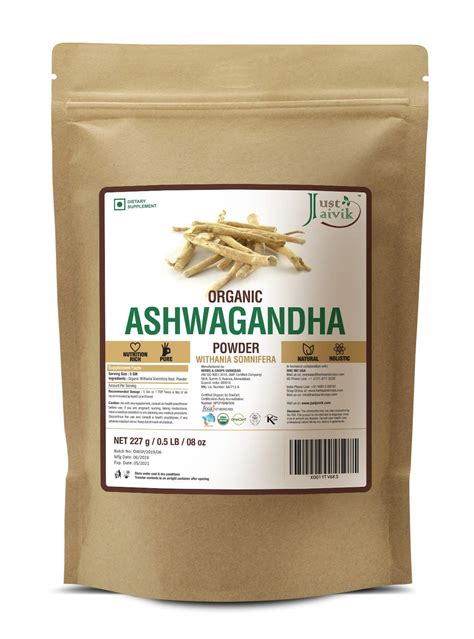 100 Organic Ashwagandha Powder Withania Somnifera Usda Certified