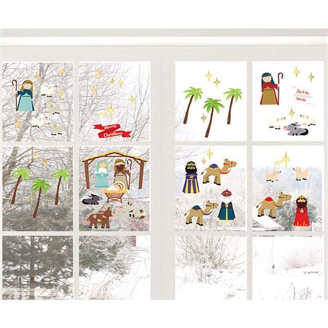 Nativity Window Clings Dieleman Fundraising Sales