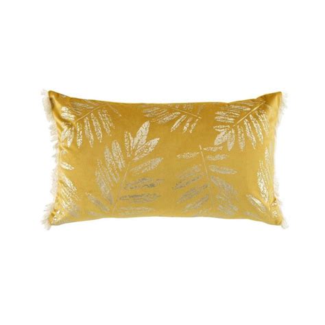 Coussin D Houssable Franges En Velour Avec Motif V G Tal Adelor