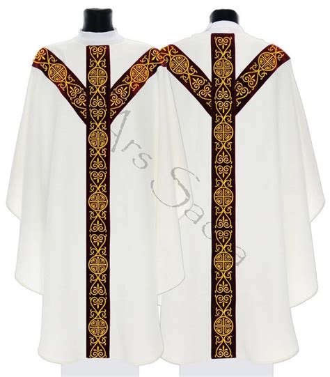 Chasuble Semi Gothique GY751 AB FR Ars Sacra